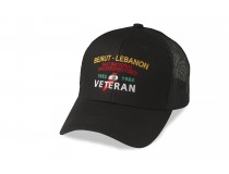 BEIRUT-LEBANON CUSTOM BLACK MEASH CAP